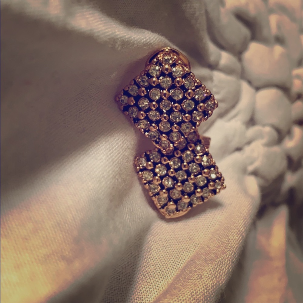 Rose gold earrings